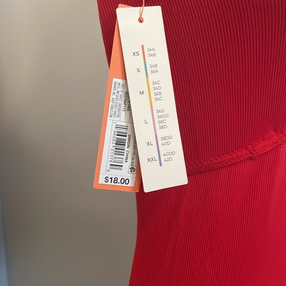 Red Colsie Body Suit NWT XS - Picture 5 of 7